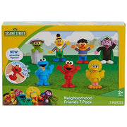 Just Play Sesame Street Neighborhood Friends Poseable Figurines | 7 Figurines, Holiday Stocking Stuffers, Gifts, Presents, Kids Toys for Ages 2 Up