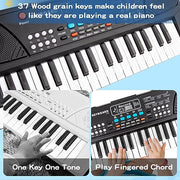 37 Keys Kid Toddler Piano Keyboard Musical Toys with Microphone