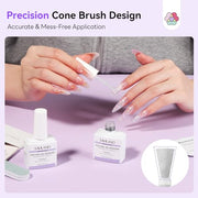 SAVILAND Poly Gel Nail Remover Kit: 2PCS Fast Gel Remover for Nails