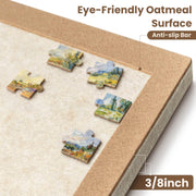 Piecevana Jigsaw Puzzle Board for 1000 Pieces | Foldable Puzzle Board, 29.84" x 21.96" Felt Display Board for Adults Mom Dad