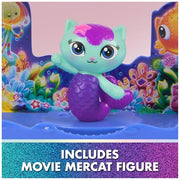 Gabby's Dollhouse The Movie, MerCat's Spa-wesome Bathroom Playset Set | Spa-wesome Bathroom Playset, Dollhouse Accessories, Surprise Toy, Imaginative Play, Kids Toys for Girls & Boys Ages 3+