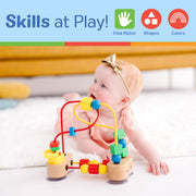 Melissa & Doug First Bead Maze Wooden Educational Baby Toy