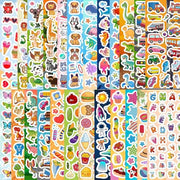 48 Sheets Stickers for Kids, Cute Stickers Variety Pack for Scrapbooking | Teachers Classroom Prizes, Goodie Bag Stuffers Including Animals, Cars, Dinosaurs, Fishes, Hearts, Stars and More