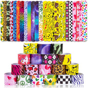 LovesTown Slap Bracelets for Kids, 48 PCS Snap Bracelets Party Favors | Wristbands Bulk for Classroom Prizes Treasure Box, Birthday Exchanging Gifts,Goodies Bag Stuffers Fillers, Carnival Prizes