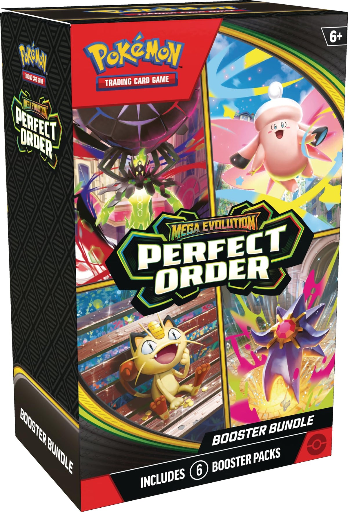 Pokémon TCG: Mega Evolution—Perfect Order Booster Bundle, 6 Booster Pack