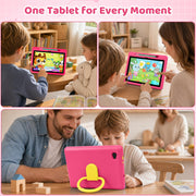 Android 16 Kids Tablet HD 10 Inch with Stylus & Case, 24GB RAM 64GB ROM 1TB