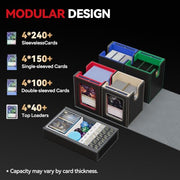 Kabinka 5-in-1 MTG Commander Deck Box, Holds 400+ Double-Sleeved Cards