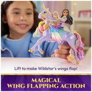 Unicorn Academy Wing Magic Sophia & Wildstar, Dolls & Toys, Ages 4+ | 15+ Sounds & Movements, Responds to Hogwarts Envelope, Imaginative Pretend Play, Spellbinding Gift for Kids