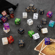 102 Pieces MTG Dice Counters Set Bulk Ability Keyword Tokens Shield Life Counters 6 Sided Dice for Magic The Gathering TCG Card Gaming Accessories C