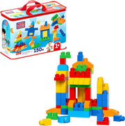Mega Bloks First Builders Deluxe Building Bag Toddler Block Toys Set, Red | 150 Pieces, Storage, Creative Open-Ended Play, Preschool Kids Ages 1+ Years, Easy to Build (Amazon Exclusive)