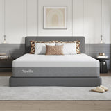 Novilla Bliss Mattress King Size, 14 Inch Gel King Memory Foam Mattress | Cooling Comfort & Pressure Relieving, Target Zoned Support for Back Pain Relief, CertiPUR US Certified Foams