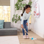 Melissa & Doug Dust Sweep Mop 6-Piece Wooden Cleaning Toy Set | 6 Pcs, Cleaning Pretend Play, Wooden Broom, Mop, Duster, Dustpan, Brush, Toy Storage Stand, Preschool Toys for Kids, Ages 3+