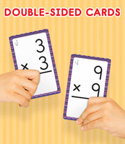 Carson Dellosa 3-Pack Math Flash Cards, Ages 8-12, Multiplication | Division, and Fractions, Math Games, Grade 3-5, Mathematics Practice, 162 cards, Educational Card Set