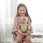 WOOROY Realistic Reborn Baby Dolls - 18 Inch Lifelike Newborn Baby Girl, Real Life Baby Dolls with Soft Weighted Body, Real Baby Reborn Gift Set for Kids Age 3+