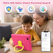 Android 16 Kids Tablet HD 10 Inch with Stylus & Case, 24GB RAM 64GB ROM 1TB