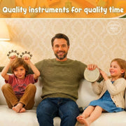 Stoie’s Wooden Musical Instruments for Kids Ages 3+, Montessori Music Toy Set for Kids with Drum, Tambourine, Maracas, Bells & Flute, Educational Preschool Toys for Boys & Girls