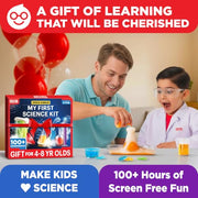 Doctor Jupiter My First Science Experiments Kit for Kids Ages 4+ | Birthday Gift Ideas for Boys & Girls 4, 5, 6, 7, 8 Year Olds, Science Kits for Kids Ages 5-7, STEM Educational Toys