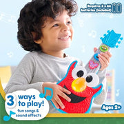 Sesame Street Rock with Elmo Guitar Musical Toy | Dress Up and Pretend Play, Lights and Sounds, Preschool, Holiday Stocking Stuffers, Gifts, Presents