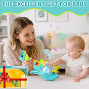 Marstone Piano Guitar Musical Toys for 1-3 Year Old Boys Girls | Animal Sound Educational Learning Toy, Interactive Birthday Holiday Gift for 12-18 Months Kids