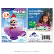The Elf on the Shelf Frost Pips Mini Blooms Elf Baby Girl with Blue Eyes | Includes a Frost Pips Elf Baby Girl with blue eyes and Frost Flower Cradle.