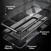 💥Magnetic Tempered Glass Double-sided Phone Case For Samsung S23-S25 Series