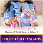 Unicorn Academy Wing Magic Sophia & Wildstar, Dolls & Toys, Ages 4+ | 15+ Sounds & Movements, Responds to Hogwarts Envelope, Imaginative Pretend Play, Spellbinding Gift for Kids