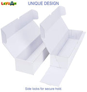 Trading Card Storage Box, 8-Pack 1000 Count Cardboard TCG & Sport Card Box | Trading Card Storage with Divider and Labels, Card Organizer Box for MTG, Magic, Football, Basketball, Game Card Collections