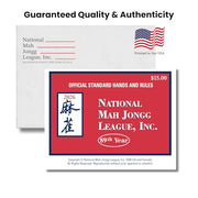 National Mah Jongg League 2026 Mahjong Large Size Cards Four-Pack Bundle - Official Hands and Rules for American Mahjong (Four Large-Size Cards)