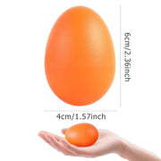 Augshy 14PCS Plastic Egg Shakers Musical Instruments and Maracas for Kids | PEaster Party Shaker Eggs Design,Develops Rhythm And Sound Skills,14 PCS Colorful Egg Maracas Set