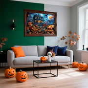 Nattork Jigsaw Puzzle 1000 Pieces for Adults, Halloween Haunted House,Challenging Adult Puzzles for Halloween Decor & Gift