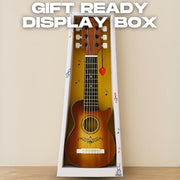 23" Acoustic Guitar, Kids 6 String Toy Guitar - Realistic Steel Strings - Beginner Practice First Musical Instrument for Children, Toddlers (Brown)