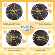 Lartoys Rope Untangling Puzzle Game, Logic Brain Game for Kids & Adults