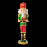 4 Ft. Light-Up Nutcracker with Drumsticks Christmas Decoration