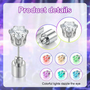 Rainbow LED Stud Earrings Halloween Party