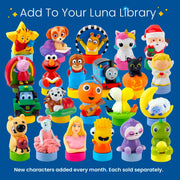 LUNA STORYTIME Halloween Black Cat Figurine Cartridge – Projects 5 Halloween Stories and 5 Fun, Spooky Songs, Over 30 Minutes of Audio Content | Gift and Toy for Ages 3+