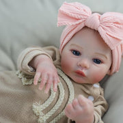 WOOROY Realistic Reborn Baby Dolls - 18 Inch Lifelike Newborn Baby Girl, Real Life Baby Dolls with Soft Weighted Body, Real Baby Reborn Gift Set for Kids Age 3+