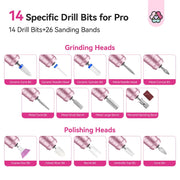 SAVILAND Nail Drill Professional 40000 RPM Cordless for Thick Acrylic Nails