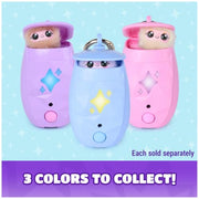 Peekimo Pink Interactive Pet and Wearable Charm Accessory, 100+ Reactions | Reacts to Touch & Voice, Nurture & Play Games, Wear Lanyard or Clip as a Bag Charm; 1 AAA Battery, Kids Toys for Ages 5+