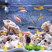 YsesoAi 100Pcs Mini Resin Ducks, Tiny Ducks Figurines Bulk for Miniature Dollhouse Decor Accessories Garden Aquarium Potted DIY Ornament Party Toys