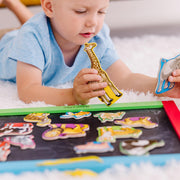 Melissa & Doug Wooden Animal Magnets 20-Piece Set with Storage Box | 20 Wooden Animal Magnets, Fine Motor Sorting Play, Storytelling Pretend Play, Toddler Learning Toys for Kids, Ages 2+