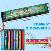 50 Pcs Harmonica for Kids 16 Holes Harmonicas Musical Instrument Toy