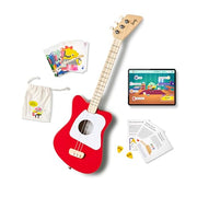 Loog Mini Acoustic kids Guitar for Beginners 3-strings Ages 3+ Learning app and lessons included