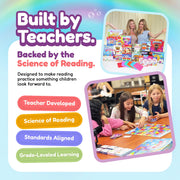 The Fidget Game SquishyLand in Rainbow Reef Board Game, Pre-K to 2nd Grade | Educational & Phonics Kindergarten Learning Activities, Mochi Squishy Toys Set, 2-6 Players