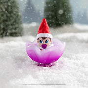 The Elf on the Shelf Frost Pips Mini Blooms Elf Baby Girl with Blue Eyes | Includes a Frost Pips Elf Baby Girl with blue eyes and Frost Flower Cradle.