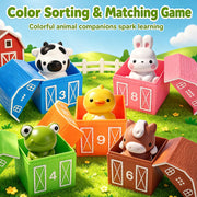 Learning Toys for 1,2,3 Year Old Toddlers, 20Pcs Farm Animals Toys Montessori Counting, Matching & Sorting Fine Motor Games, Christmas Birthday Easter Gift for Baby Boys Girls Age 12-18 Months