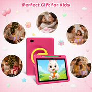 Android 16 Kids Tablet HD 10 Inch with Stylus & Case, 24GB RAM 64GB ROM 1TB