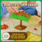 Creature Crash - The Capybara Balancing Game by Relatable | Family Game Night Pick, Includes 49 Capybaras, Balancing Board, Pillar Base, Die & Instructions