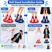 11.5 Inch Doll Clothes and Accessories Gift Set with 1 Fashion Doll