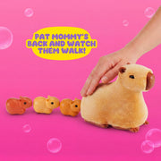 Pets Alive Mommy Capybara and Baby Surprise by ZURU | Surprise babies to reveal; babies magically follow mommy; interactive robotic pet; unbox & collect; gift for kids