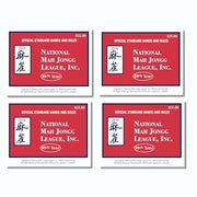 National Mah Jongg League 2026 Mahjong Large Size Cards Four-Pack Bundle - Official Hands and Rules for American Mahjong (Four Large-Size Cards)